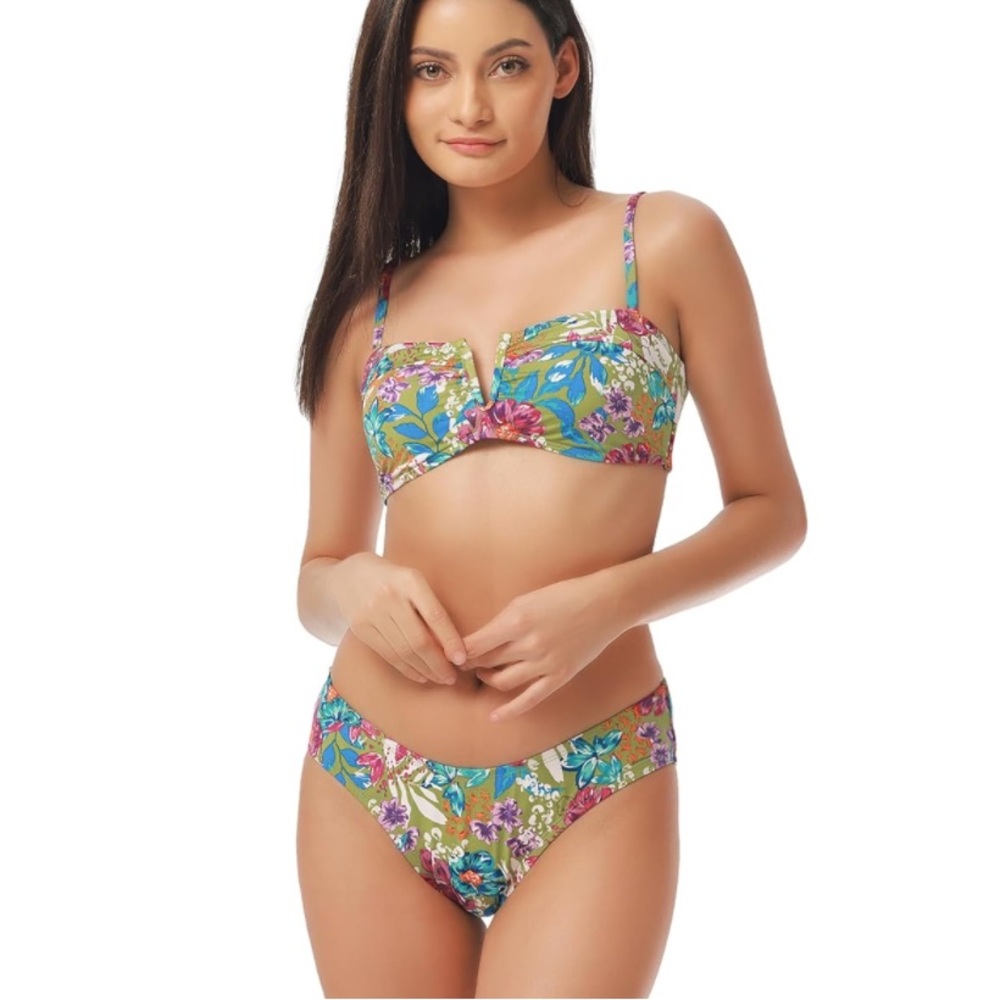 Lucky Brand Shoreline Two-Piece Bikini Swim Set